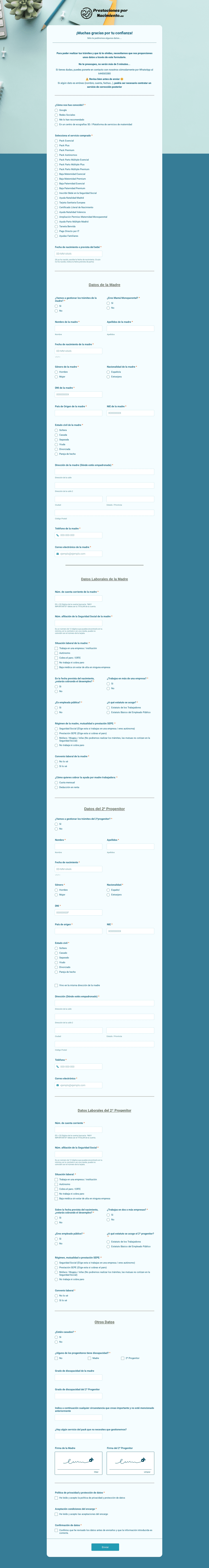 Formulario viejo